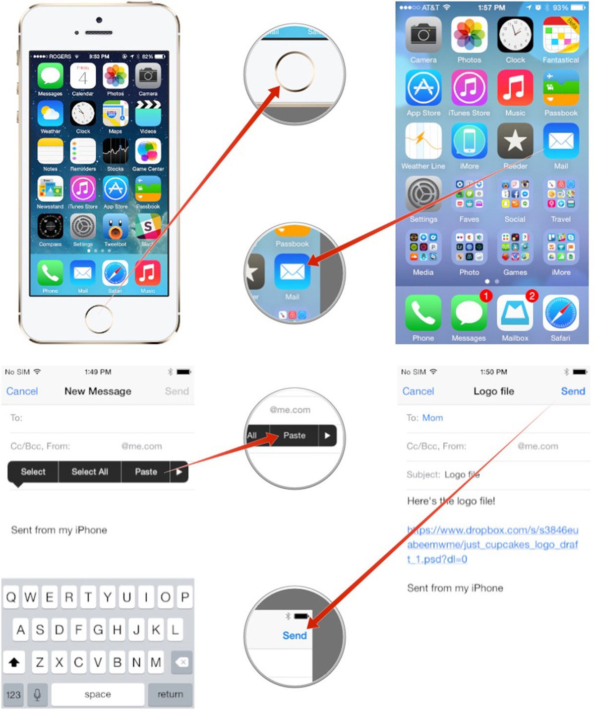 How to send large email attachments from your iPhone or ...