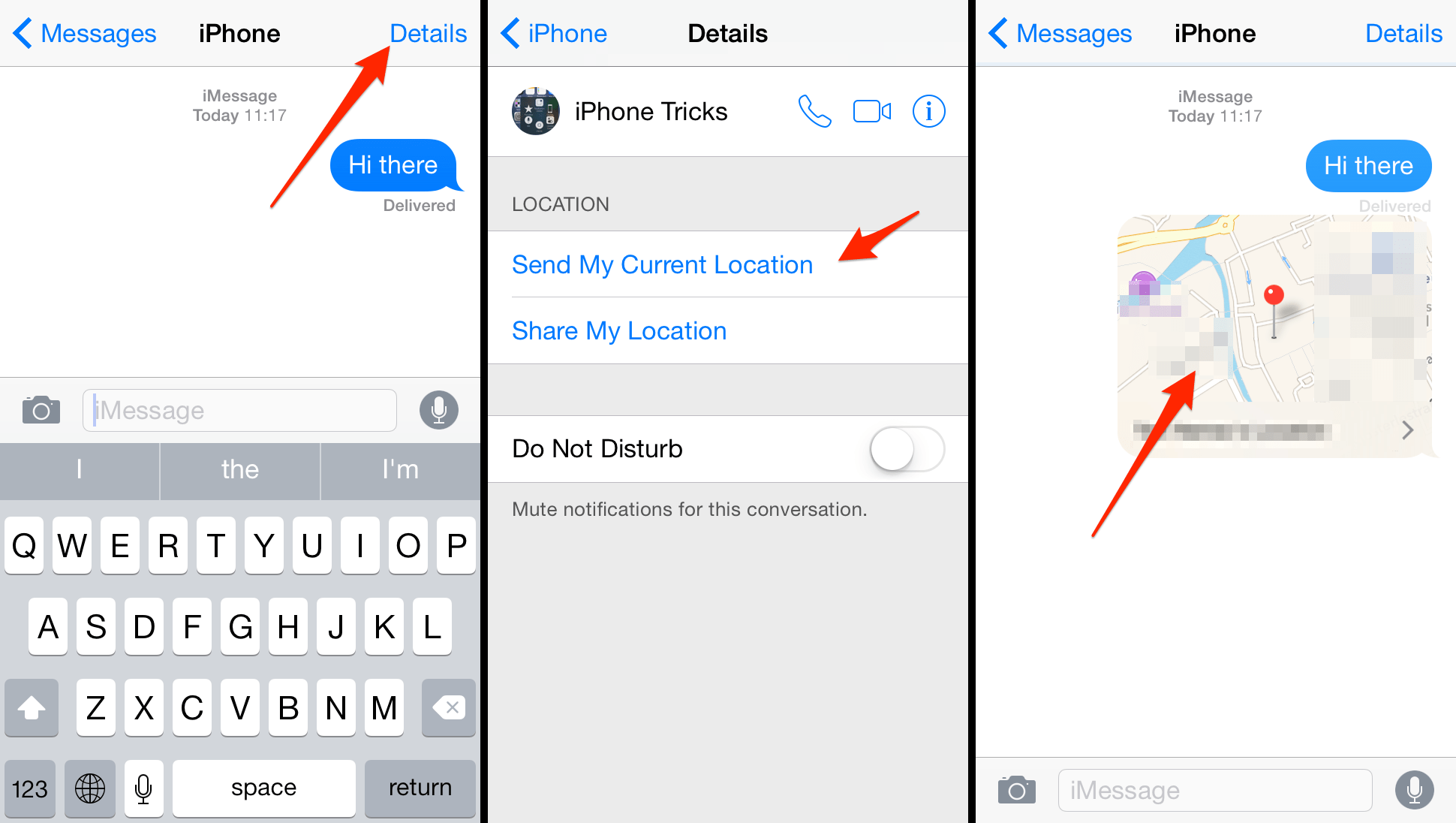 How To Share Your Location in iMessage on iPhone
