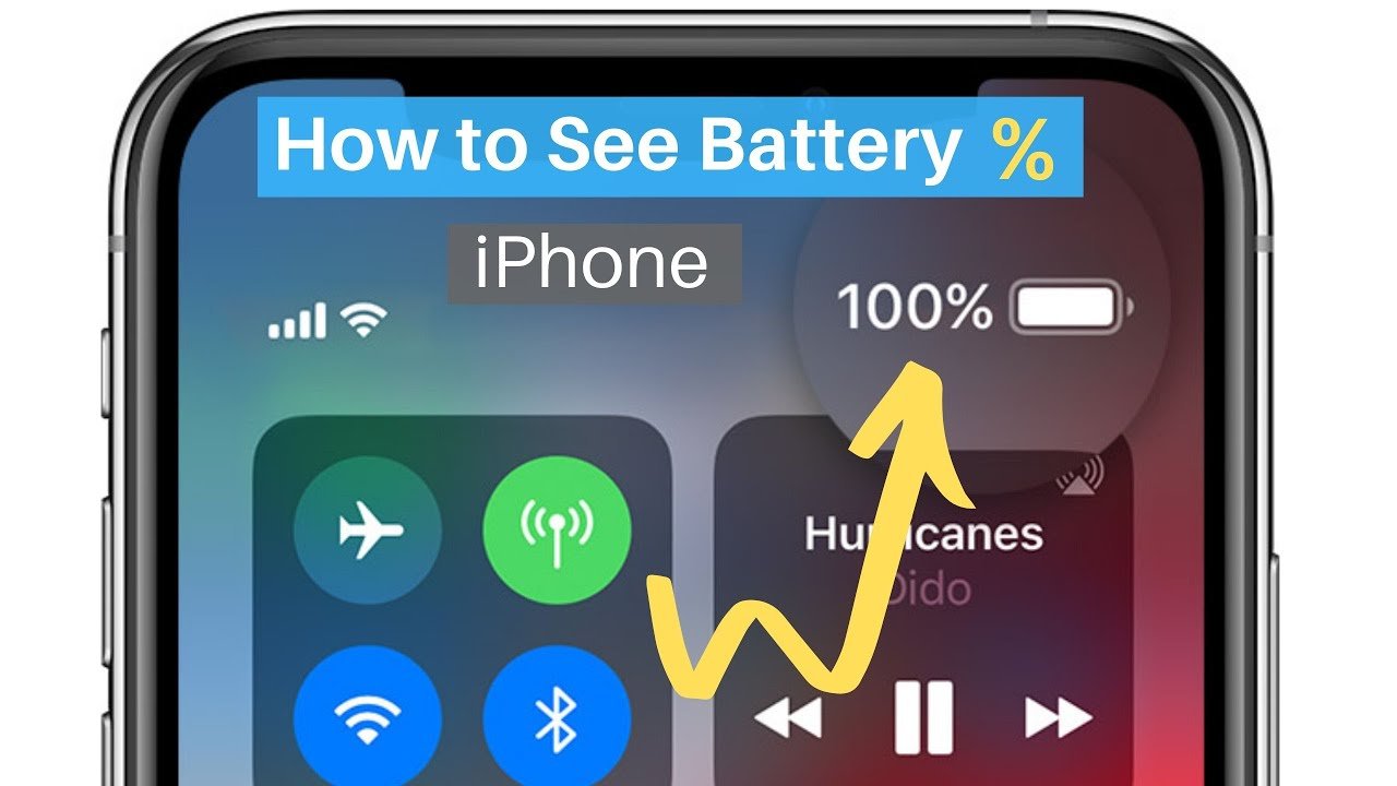 How to Show Battery Percentage % on iPhone X and 11
