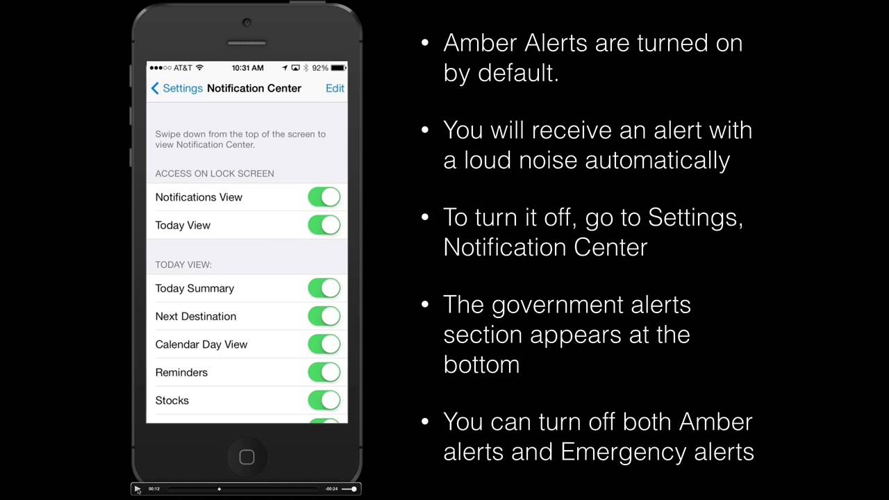 How to turn off Amber Alerts or Emergency Alerts on your ...