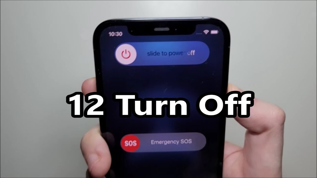iPhone 12 How to Turn Off &  Restart!