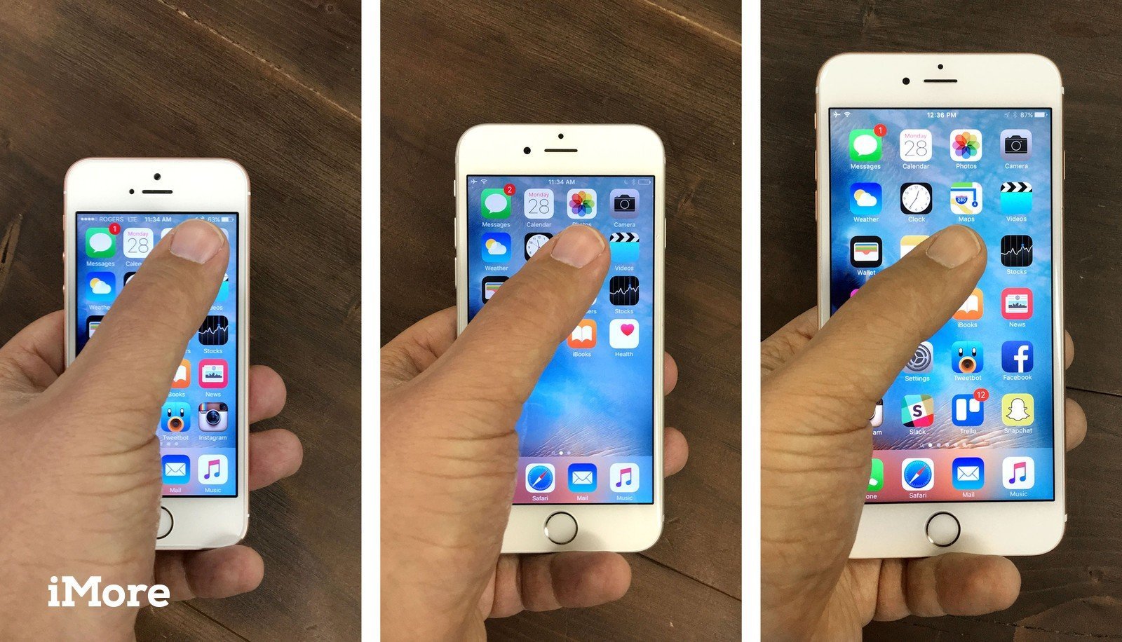 iPhone SE  Screen sizes and interfaces compared!
