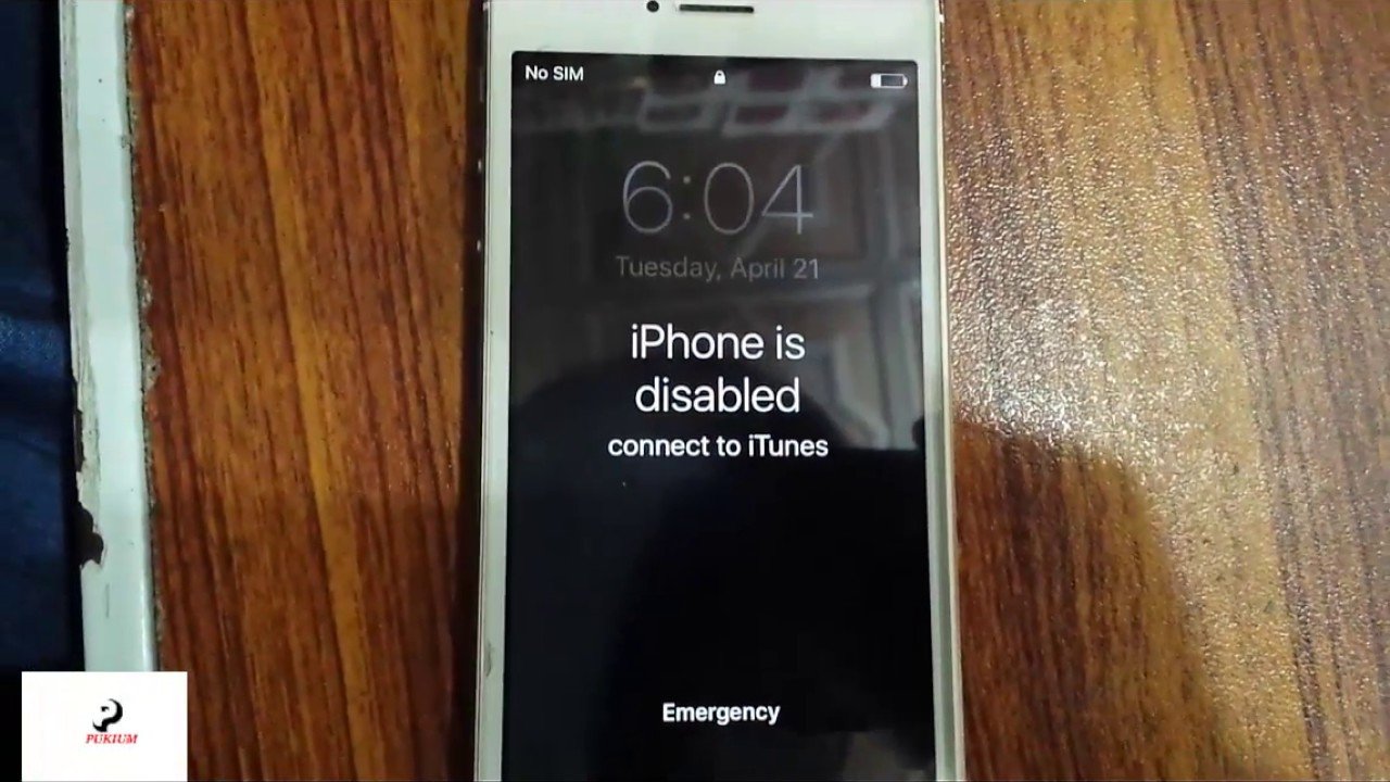 Unlock A disabled iPhone 5 fix 100%