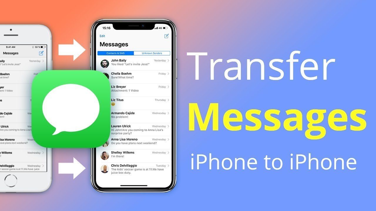 How To Transfer Text Messages To New Phone iPhone