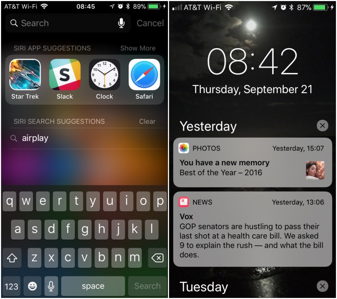 Inside iOS 11: Cover Sheet mimics lock screen, foretells ...