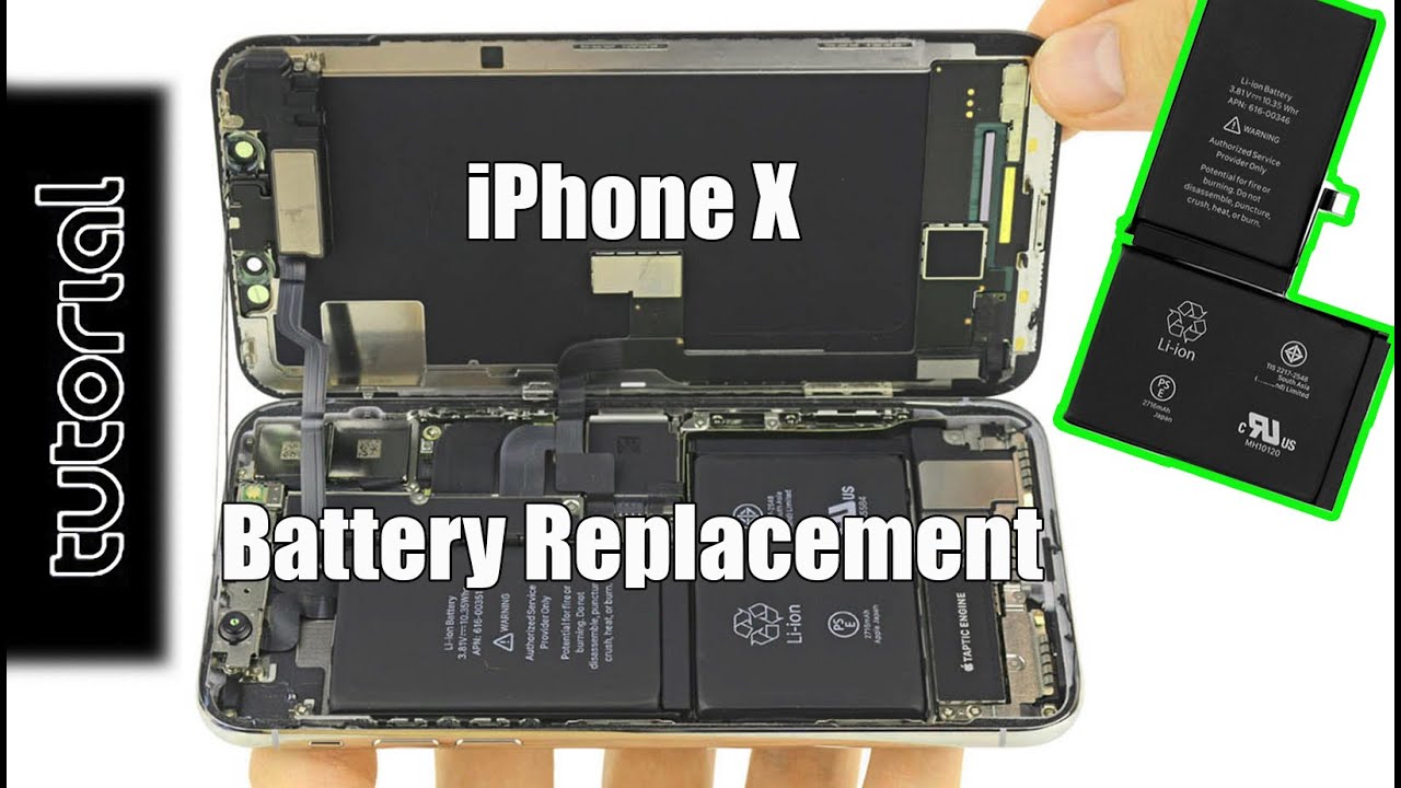 iPhone X Battery Replacement Tutorial / Wymiana baterii ...