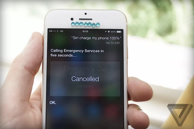 Siri will call the police if you ask it to charge your iPhone