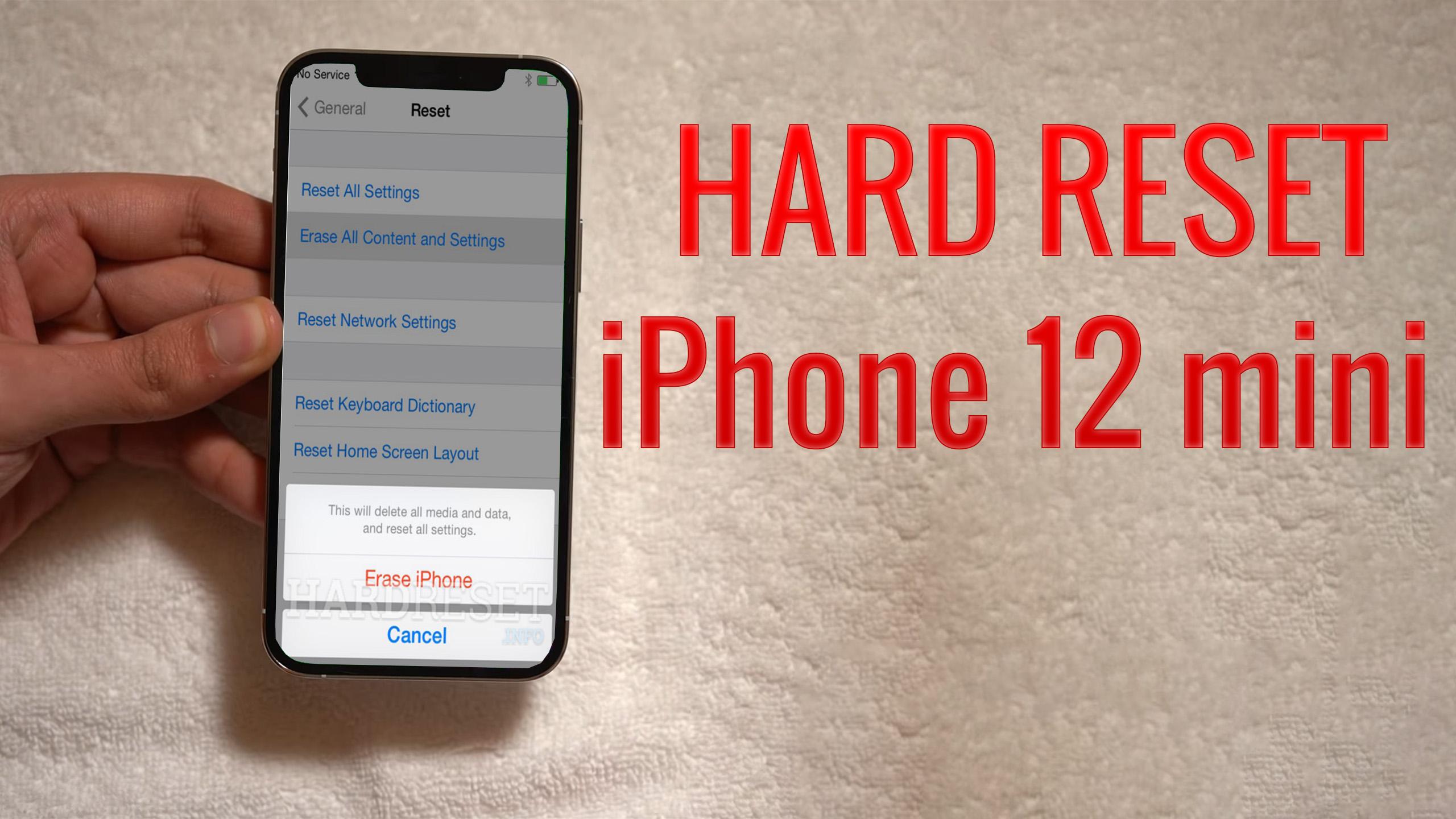 Hard Reset iPhone 12 mini