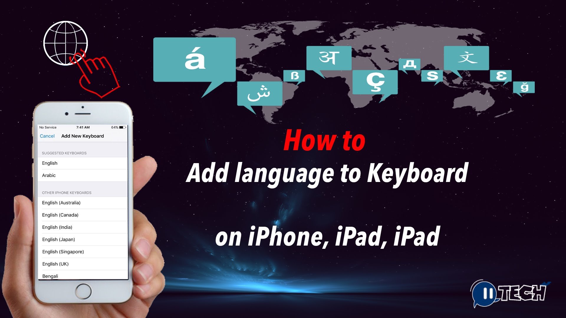 How to Add language to Keyboard on iPhone
