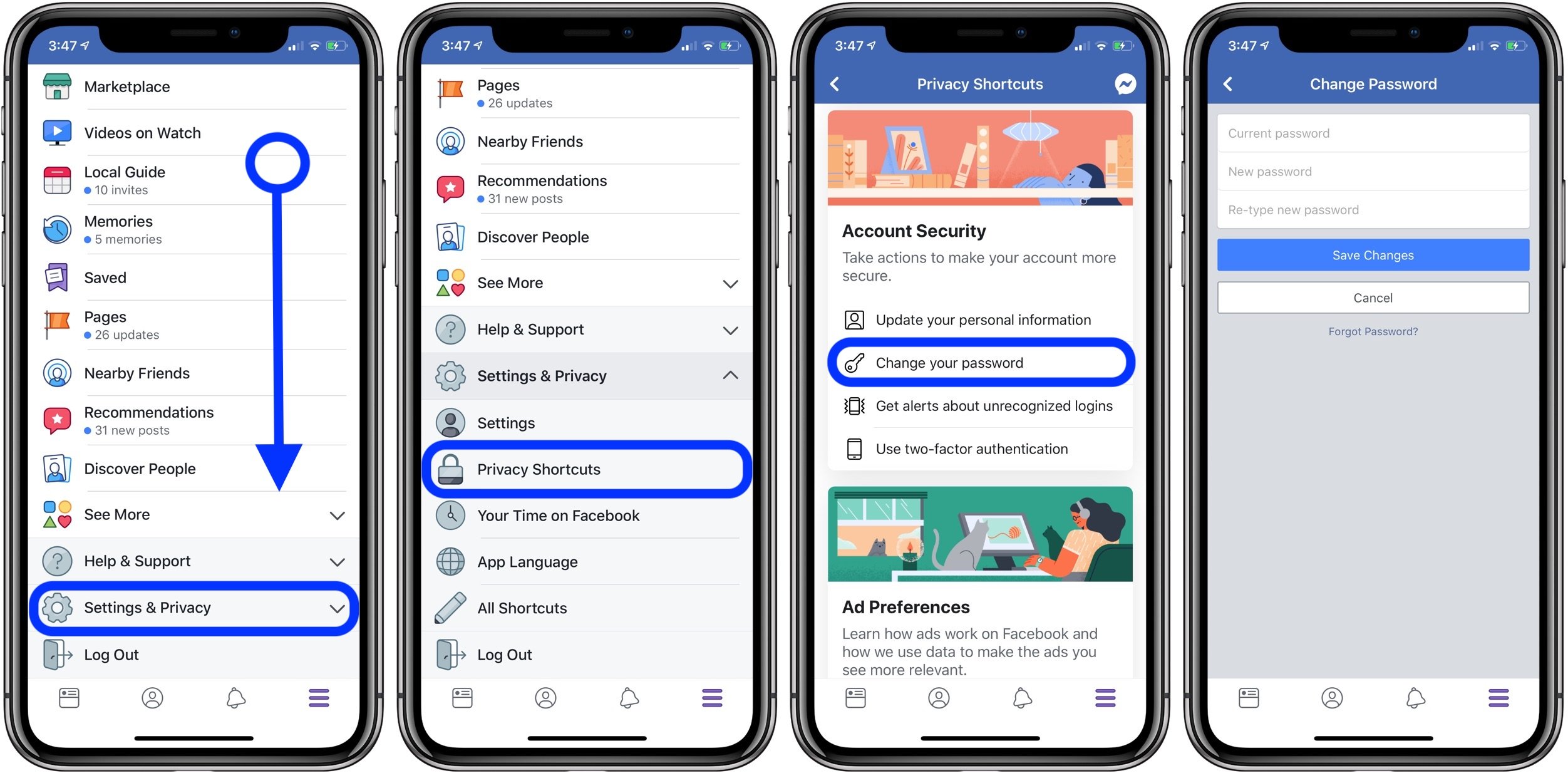 How To Change Your Password On Facebook 2019