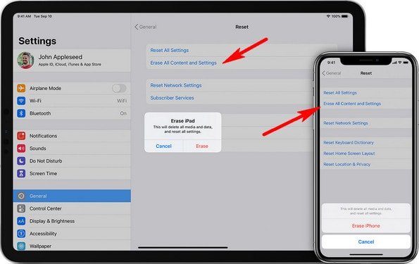How to Erase All Content and Settings Wipe your iPhone, iPad