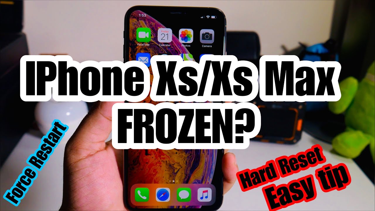 How To Hard Reset Or Restart iPhone 11 Pro Max/ Xs/Xs Max/Xr (Frozen ...