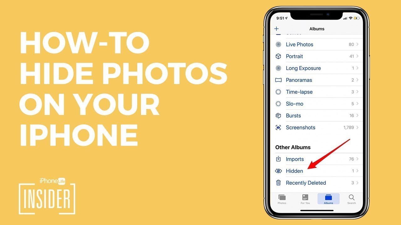 How to Hide Photos on Your iPhone in a Locked &  Private Photo Album ...