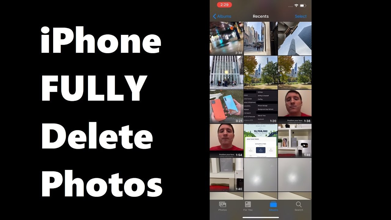 How to Permanently Delete or Recover Photos or Videos iPhone 11 iOS 13 ...