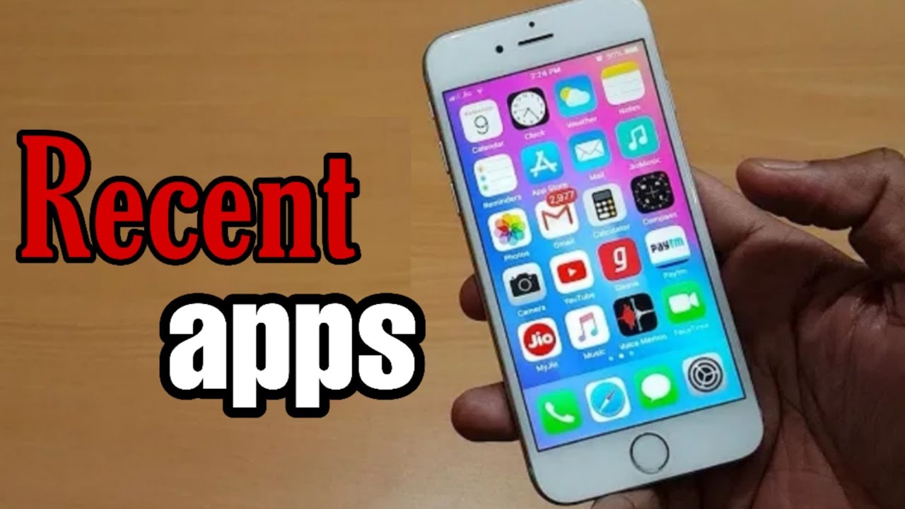 How to turn off running apps iphone 6 / iphone 6 plus