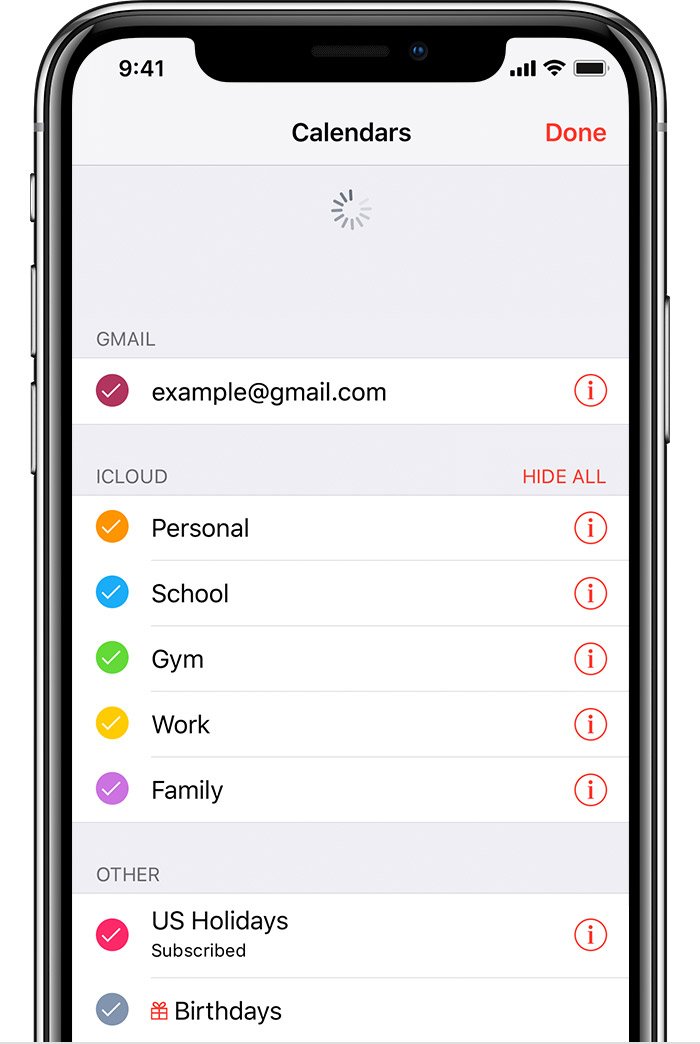If your iCloud Contacts, Calendars, or Reminders wonât sync
