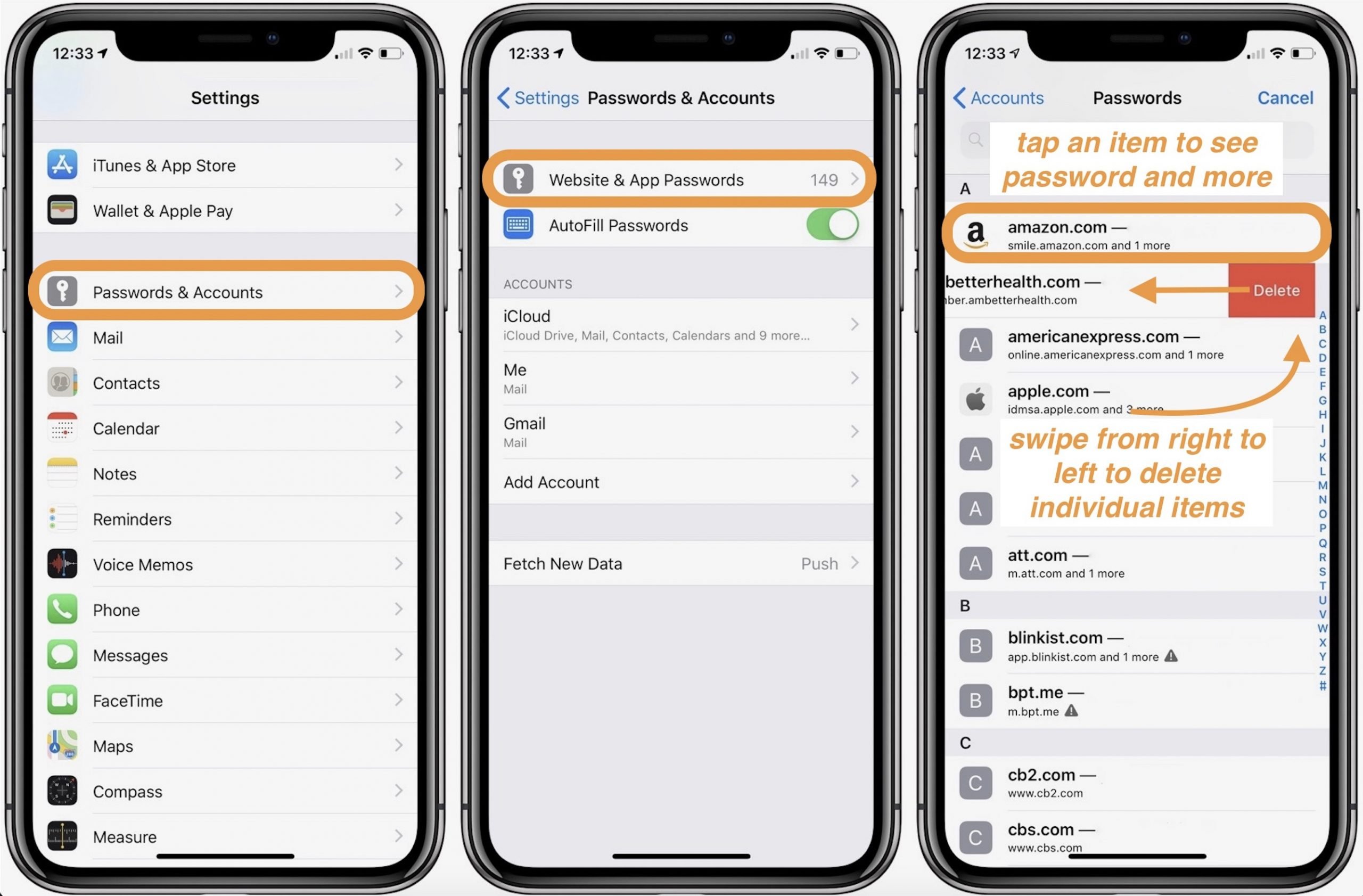 iPhone &  iPad: How to view and edit passwords saved with Safari