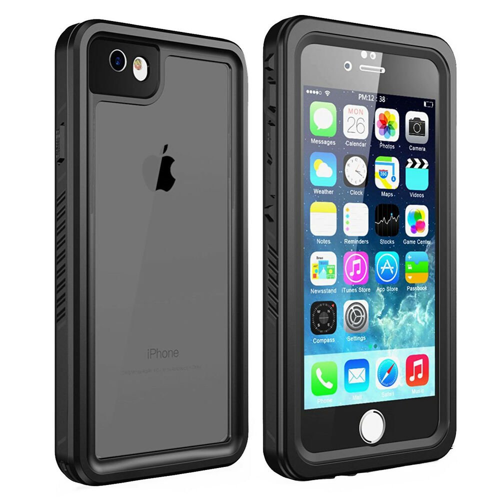 For iPhone 6s Plus &  iPhone 6 Plus Case Clear Back Waterproof ...