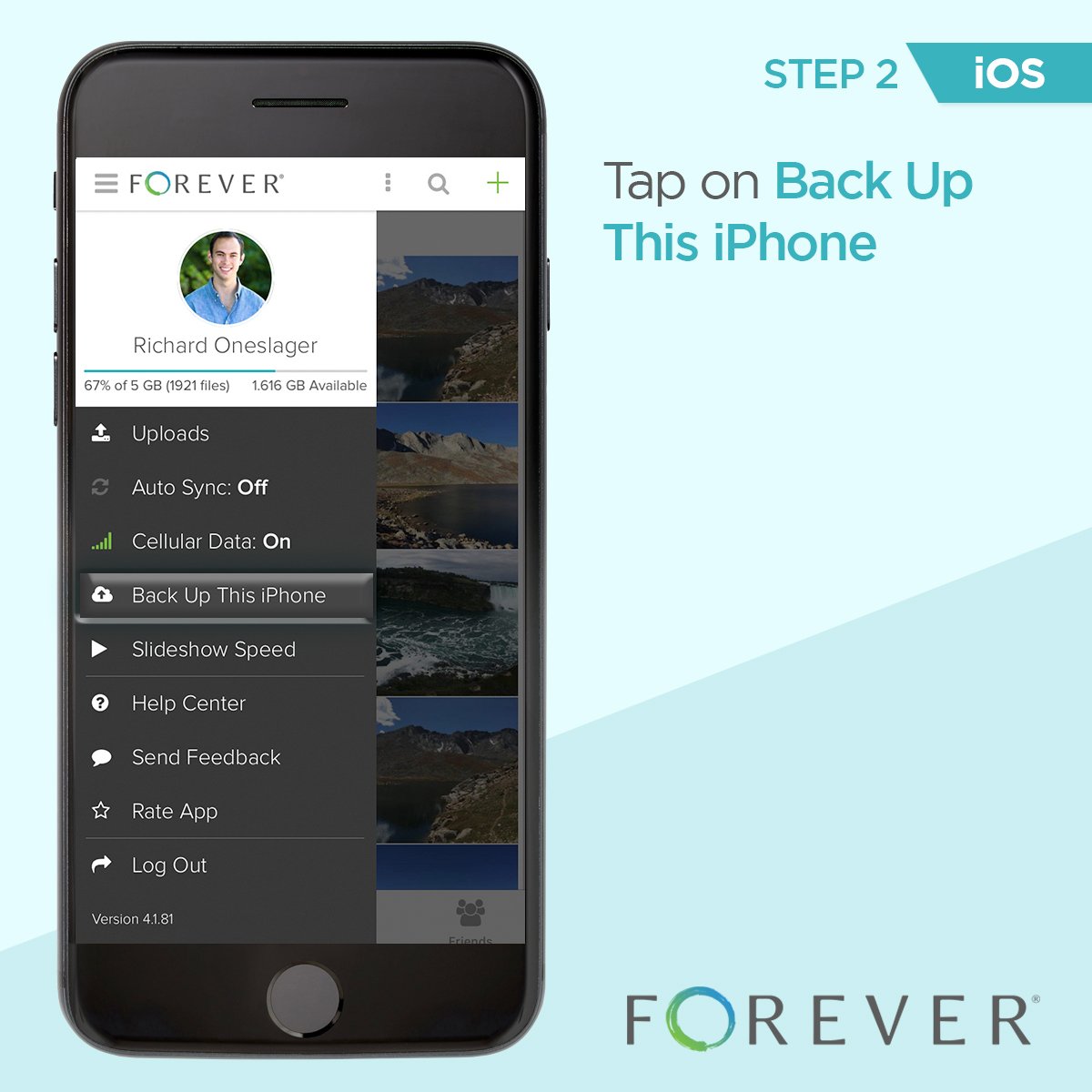 How Do You Back Up Your Device on the iPhone App?  Forever Help Center