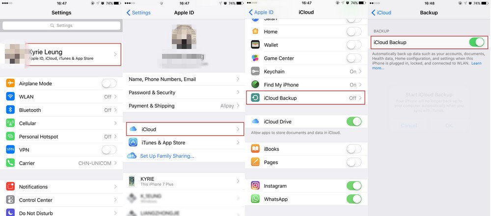 How to Backup iPhone iPad Data before iOS 12/12.1 Update