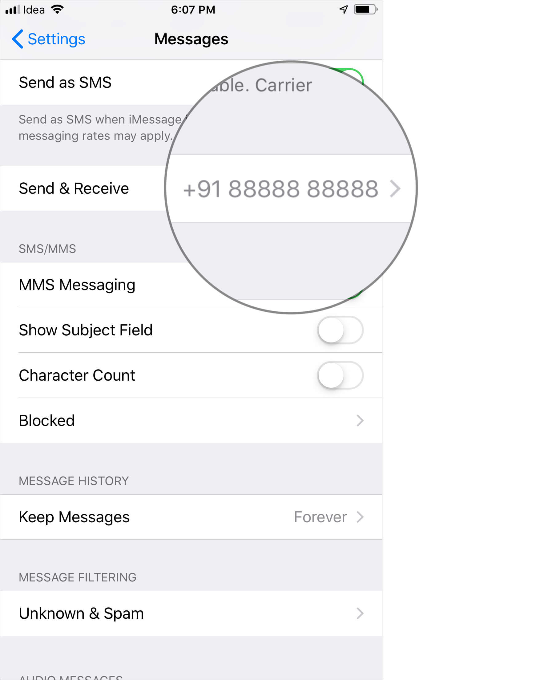 How to Change iMessage Phone Number on iPhone