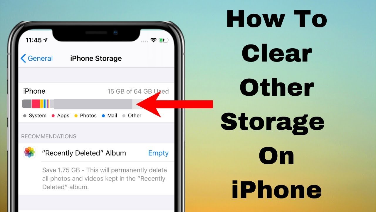 How To Clear Other Storage On iPhone!Delete other from iPhone storage ...