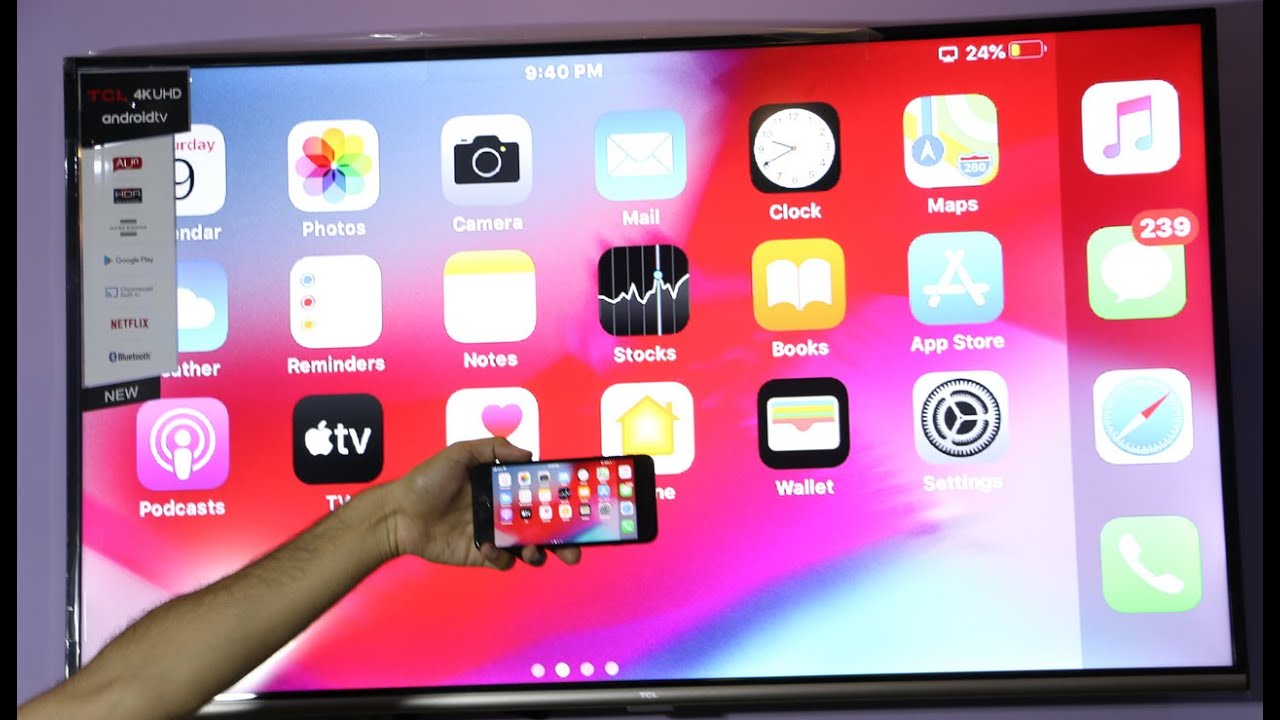 How to Connect iPhone Screen Display On Led Smart TV (2020)