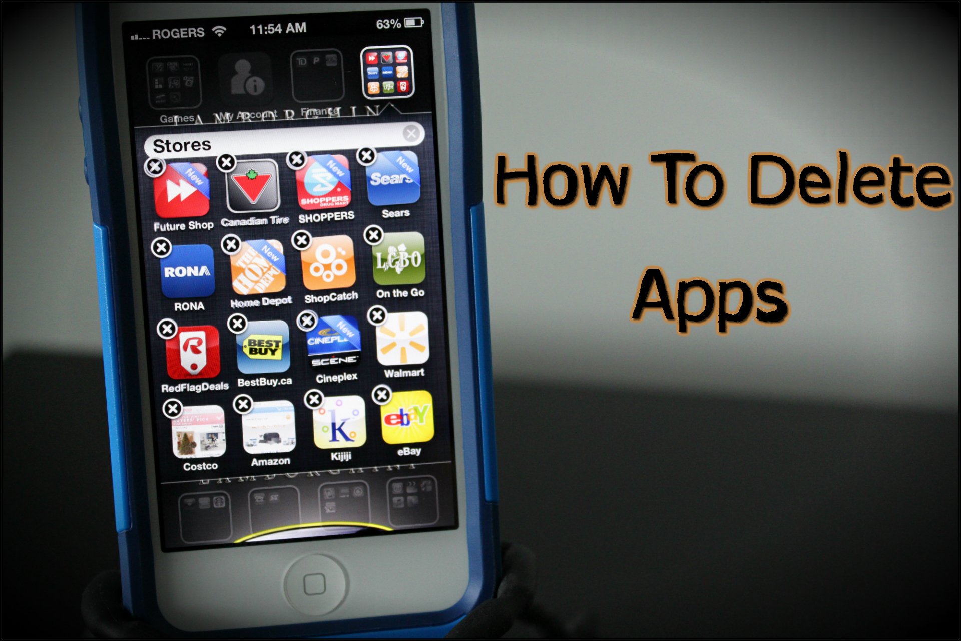 How To Delete Apps On the iPhone 5, 4s and 4