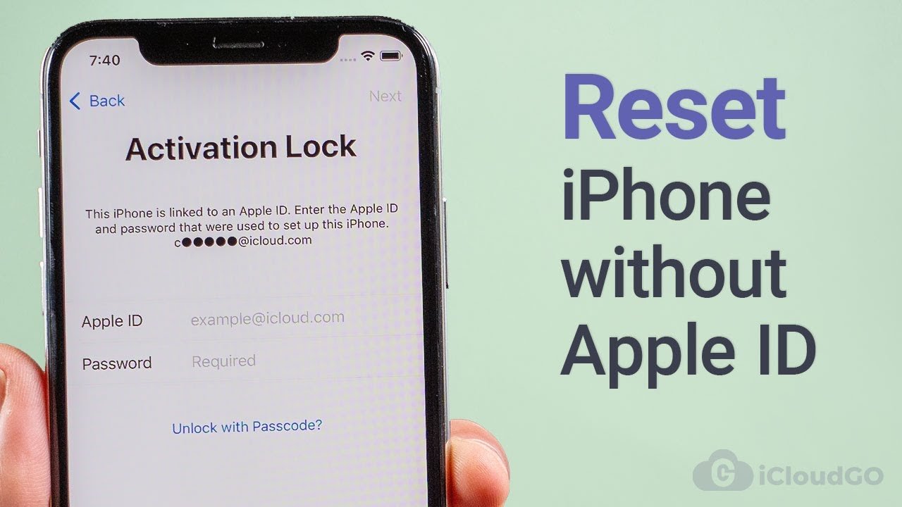 How to Reset iPhone without Apple ID Password