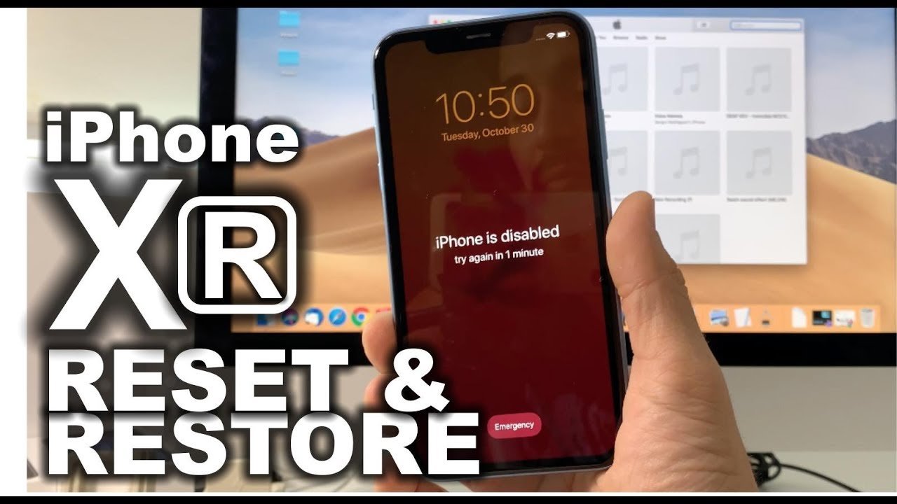 How To Reset &  Restore your Apple iPhone XR