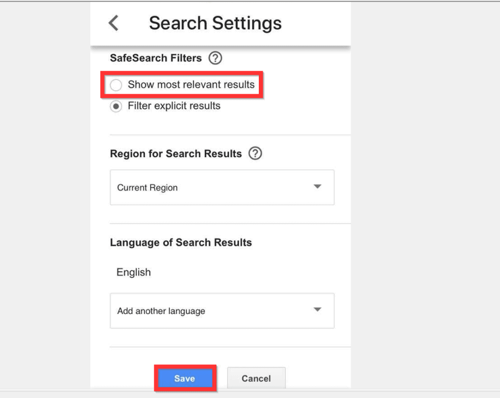 How to Turn Off Safe Search on Google from a PC, iPhone or Android