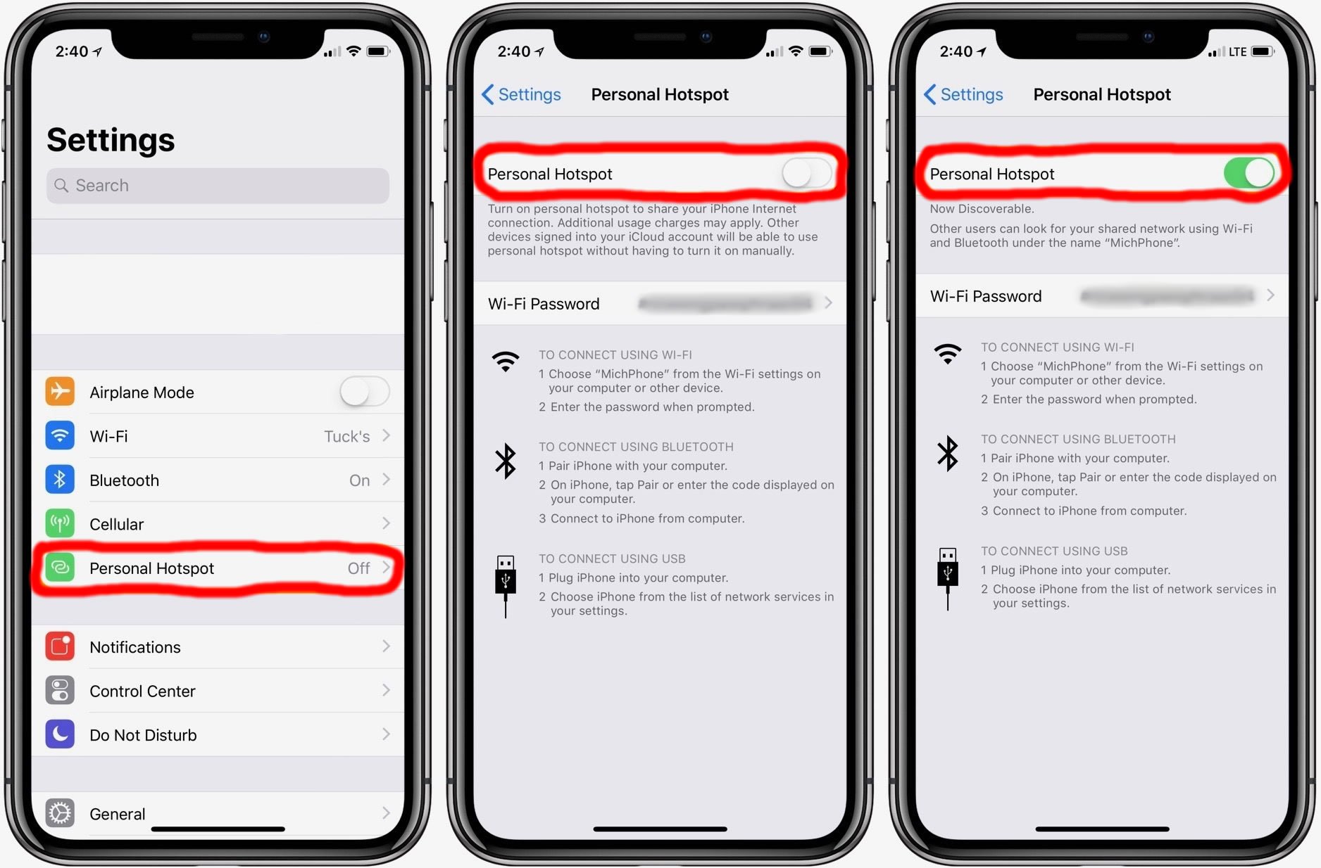 How to Turn on Hotspot on iPhone XS Max