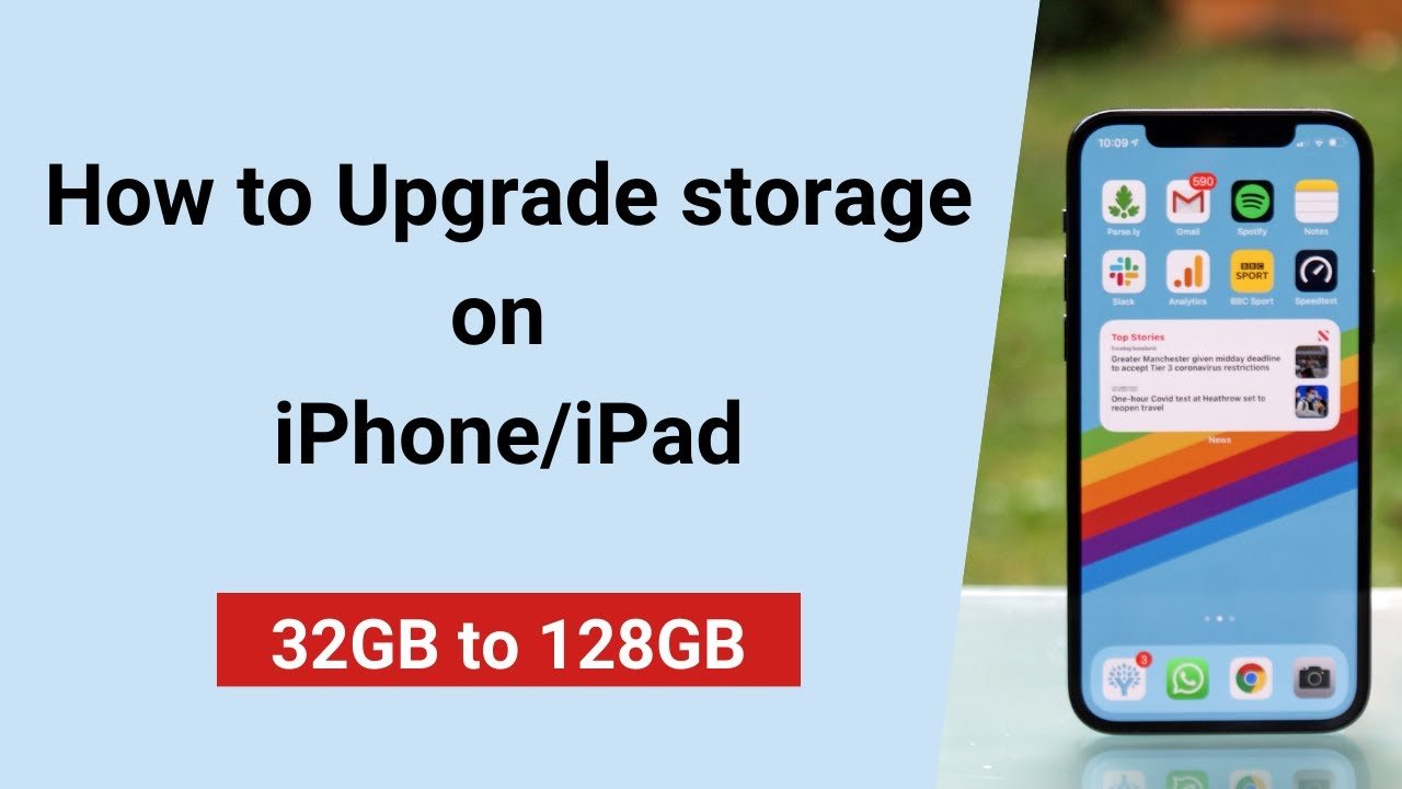 How to Upgrade your iPhone storage?