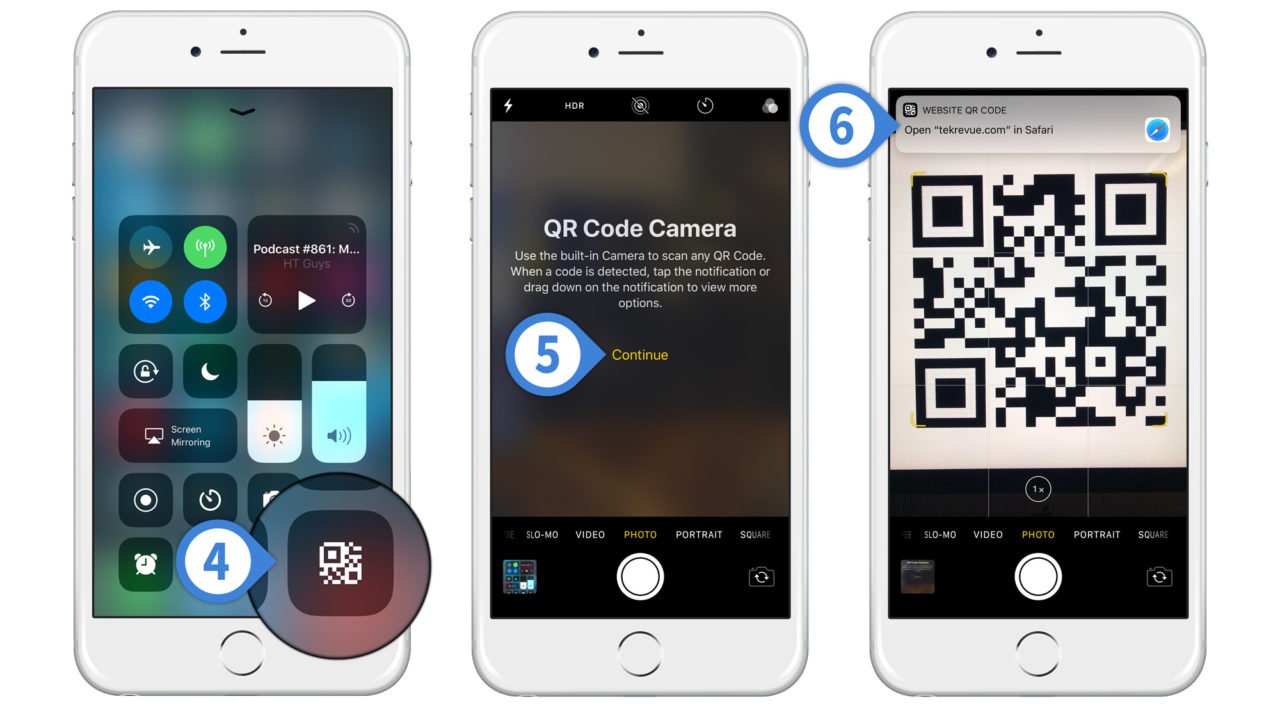 iOS 12: Add the iPhone QR Code Scanner to Control Center
