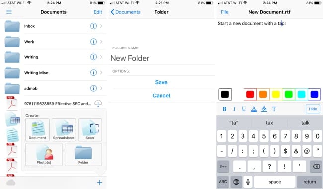 Top 5 iPhone apps for document editing