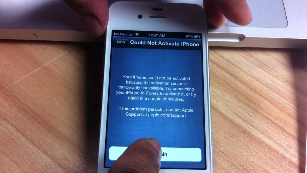 How to Activate and unlock your iPhone 4S iOS 5.1, 5.0.1, 5.0 using X ...