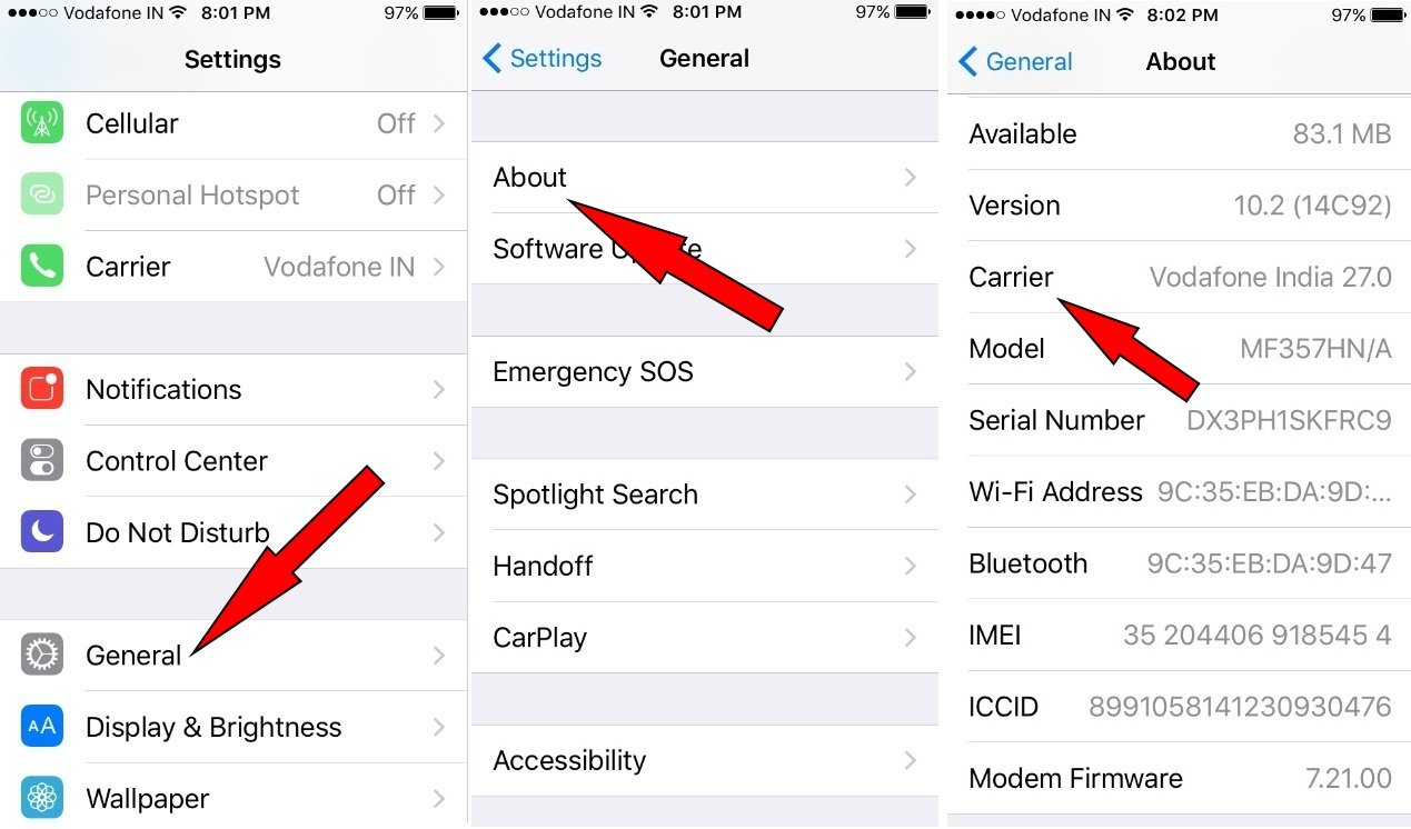 How to Update Carrier Settings on iPhone X, iPhone 8(+), 7 (Plus): iOS 11