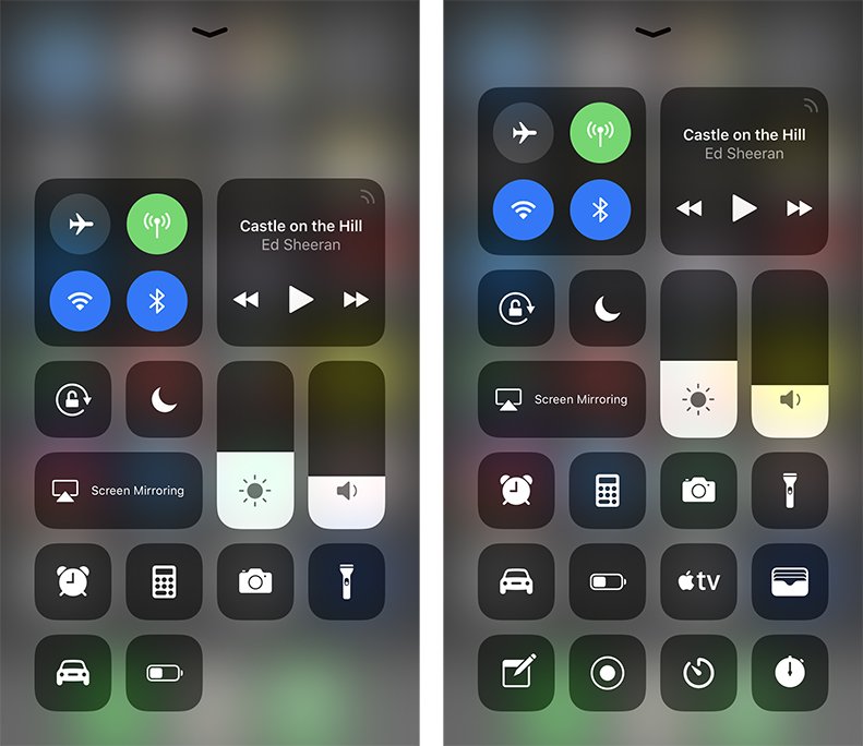 How to Use and Customize Control Center in iOS 11