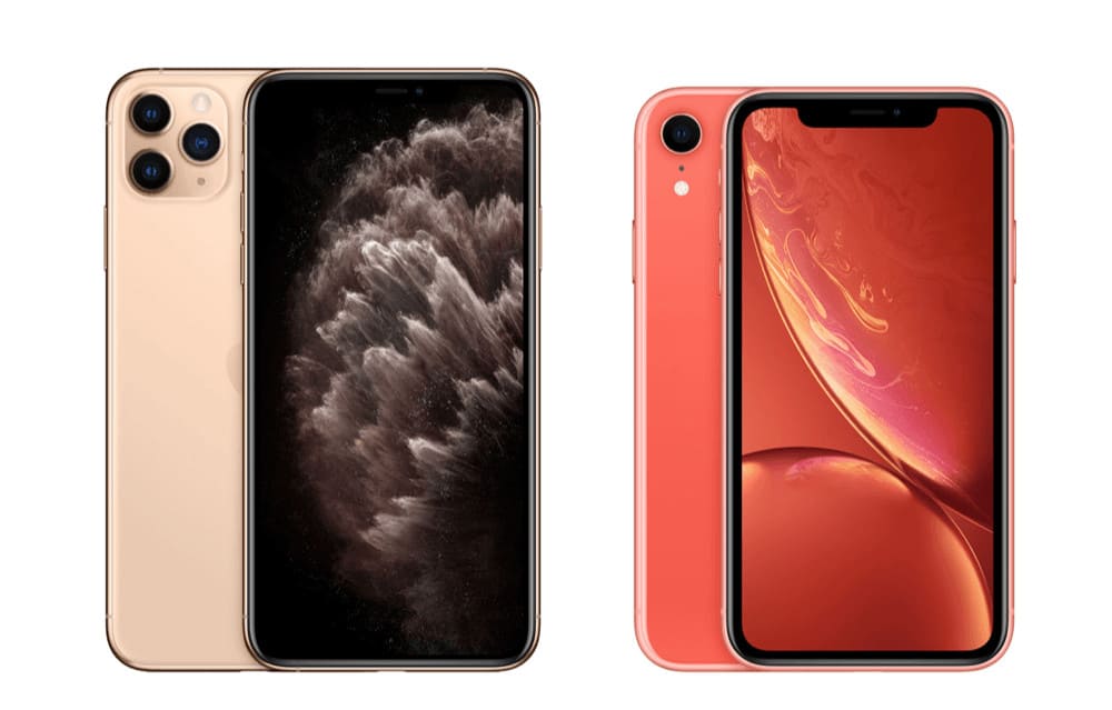 iPhone 11 Pro Max contra iPhone XR: o carro