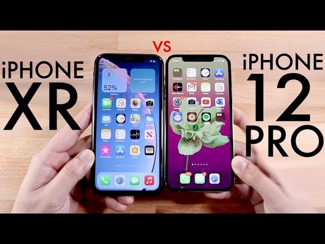 iPhone Size Comparison Xr Vs 12