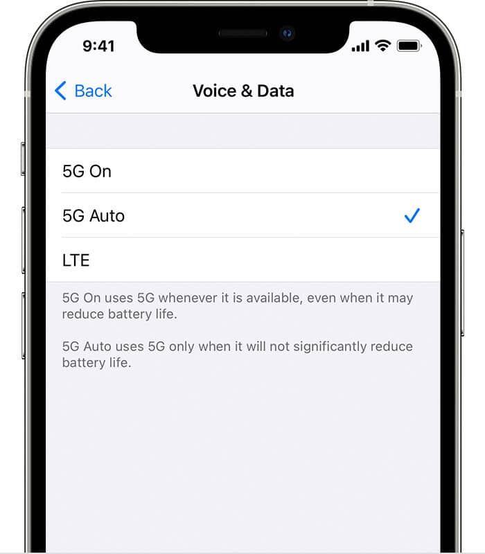 How to turn off 5G on iPhone 12
