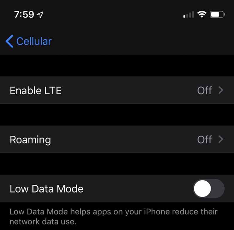 How To Turn Off Low Data Mode iPhone