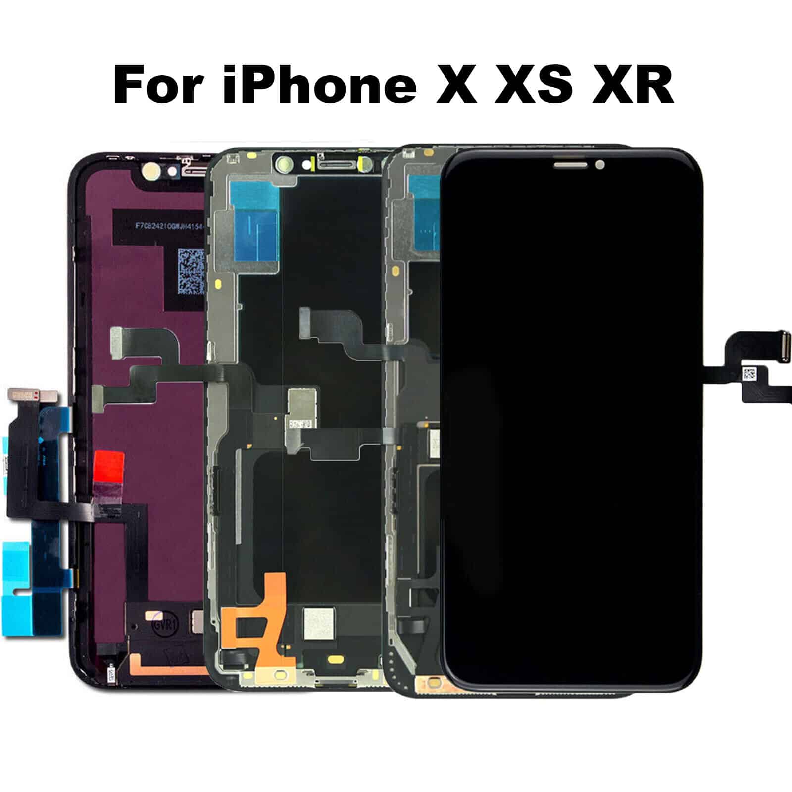 USA Premium iPhone X XR XS Max OLED &  LCD Display Screen Replacement GX ...