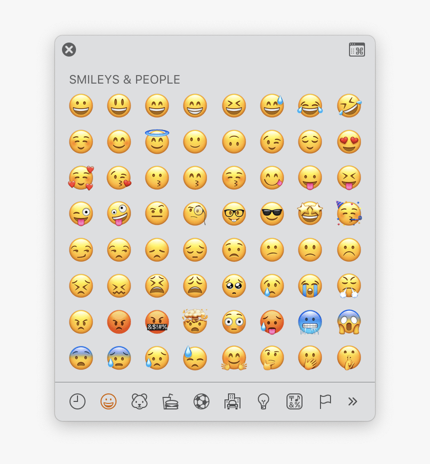 Emoji iPhone Keyboard Png, Transparent Png
