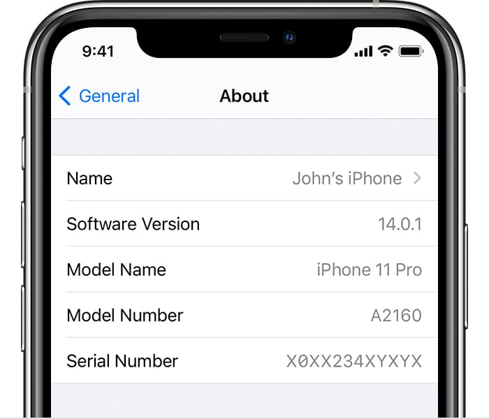 Find the serial number or IMEI on your iPhone, iPad, or iPod touch ...