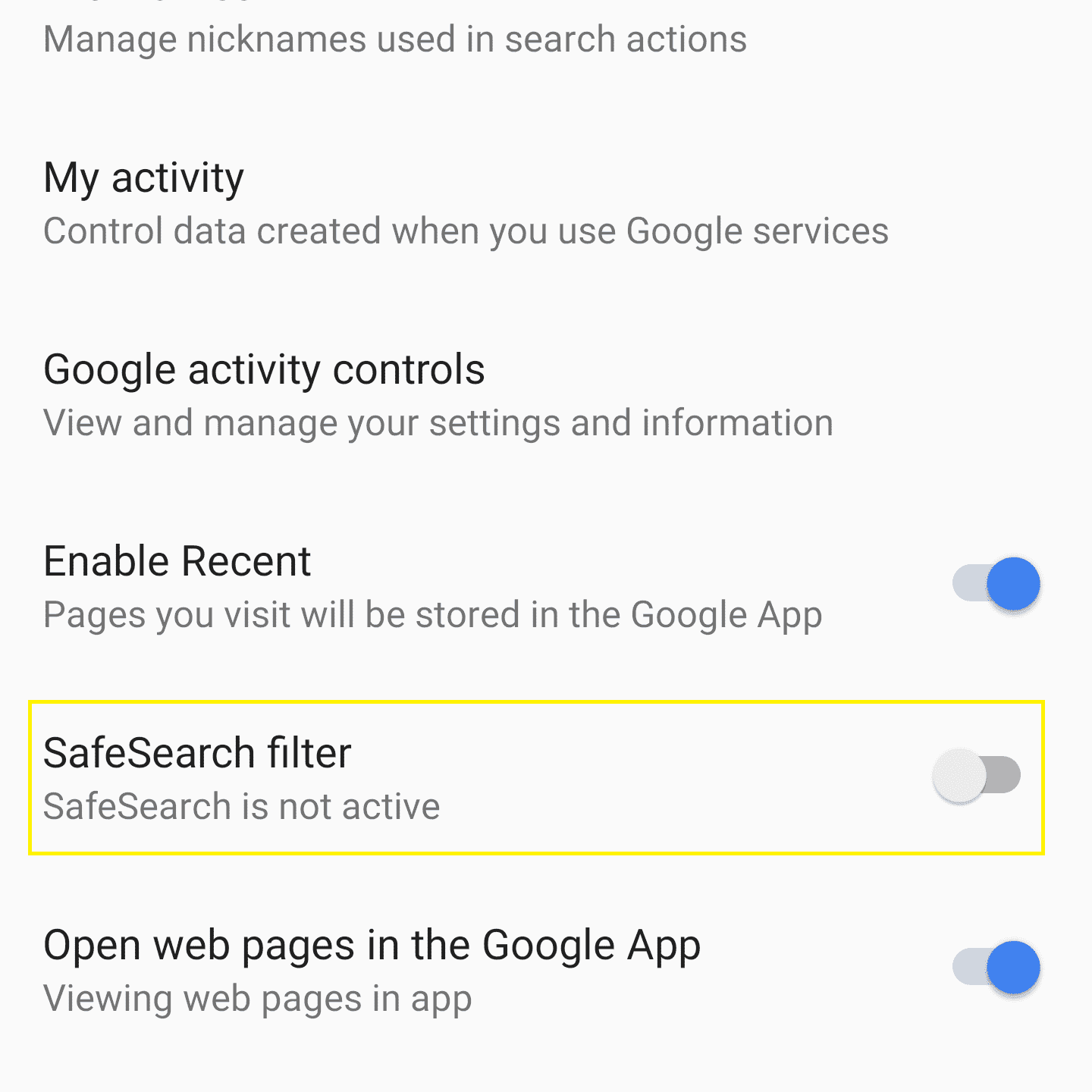 How Do I Turn Off Safesearch On My iPhone