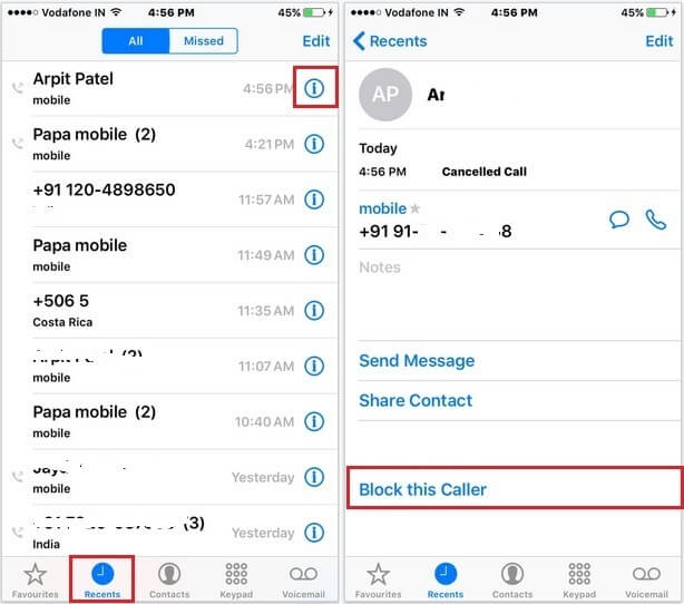 How to Block a Number on iPhone?