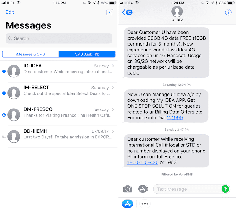 How to Block SMS Spam on iPhone in iOS 11