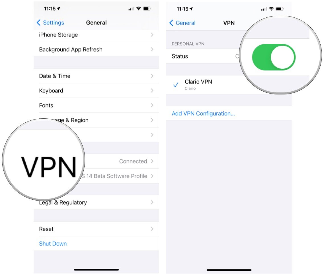 How to configure VPN on iPhone or iPad