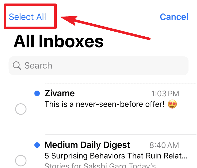 How to Delete All Emails on iPhone